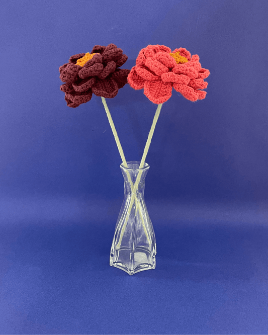 Pivoine en crochet - Manone Crochet