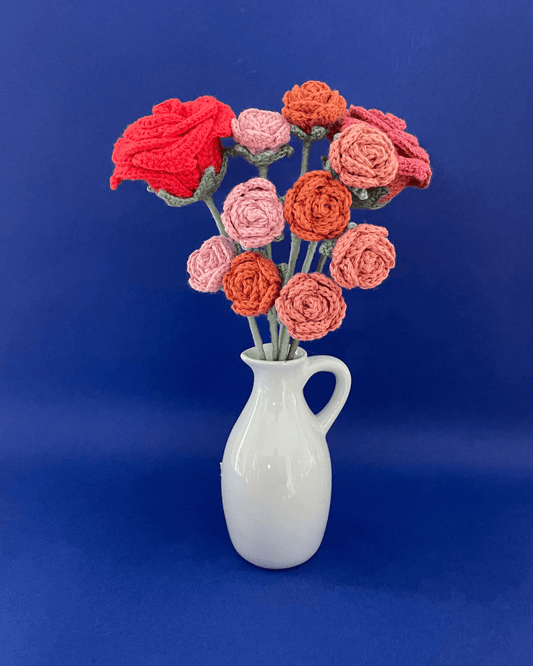 Rose en crochet - Manone Crochet