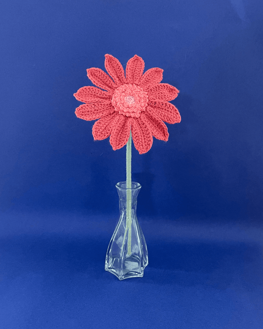 Gerbera en crochet - Manone Crochet
